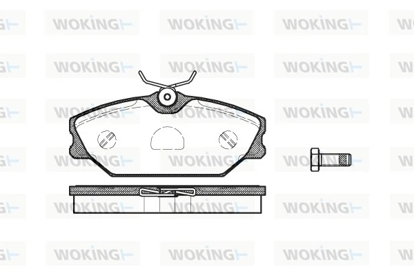 Brake Pad Set, disc brake P3083.00