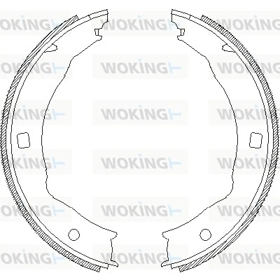 Brake Shoe, parking brake Z4717.00