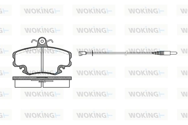 Brake Pad Set, disc brake P0413.32