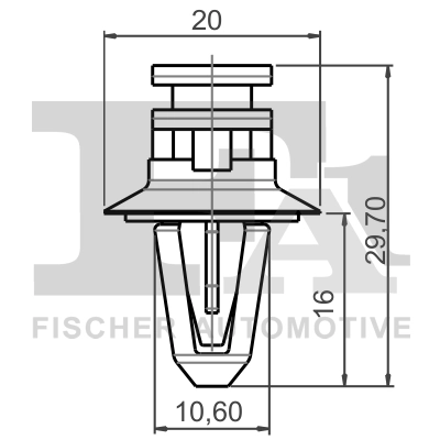 Clip, trim/protection strip 10-40025.5