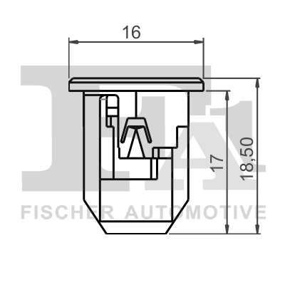 Clip, trim/protection strip 11-60036.5