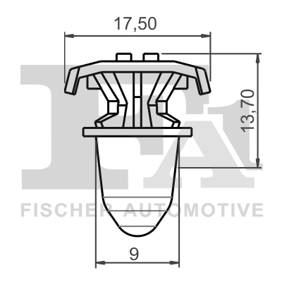 Clip, trim/protection strip 11-40064.5