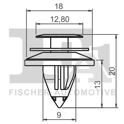 Clip, trim/protection strip 75-40005.5