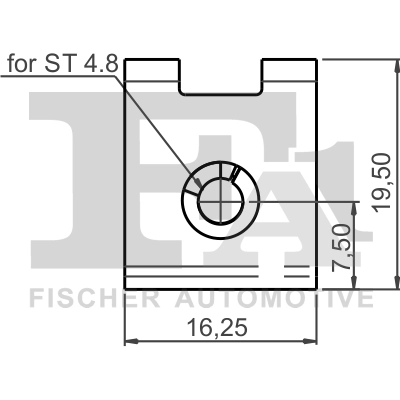 FA1 11-40114.5 Clip, trim/protection strip