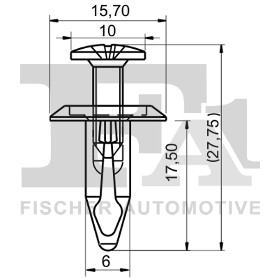 Clip, trim/protection strip 13-30003.5
