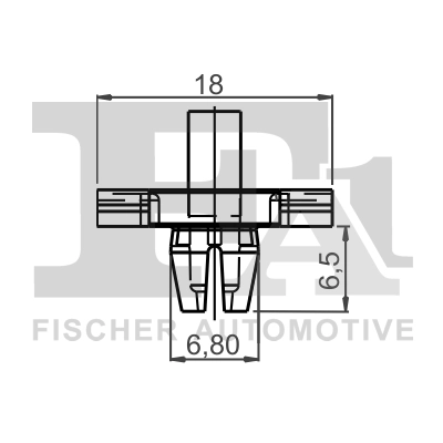 Clip, trim/protection strip 11-40052.5