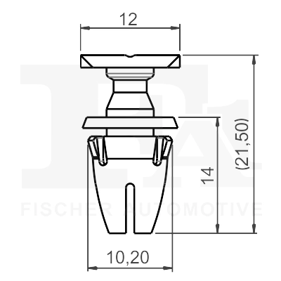 Clip, trim/protection strip 14-40068.5