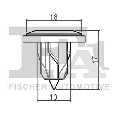 Clip, trim/protection strip 33-60014.5