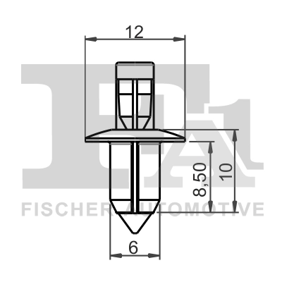 FA1 76-30005.5 Clip, trim/protection strip