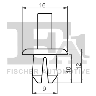 FA1 87-20001.5 Clip, trim/protection strip