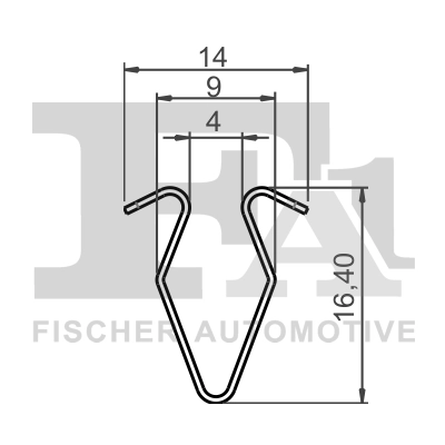 Holding Clip, interior panels 11-40125.5