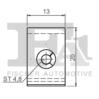 FA1 10-40090.5 Sheet Metal Nut