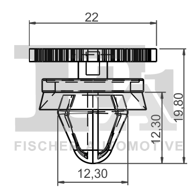 Clip, trim/protection strip 21-40015.5