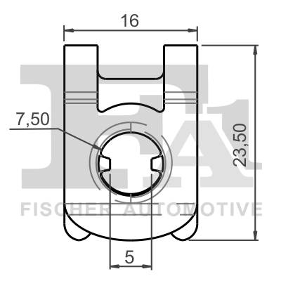 Clip, trim/protection strip 11-40134.5