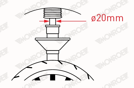 Shock Absorber MONROE ORIGINAL R7612