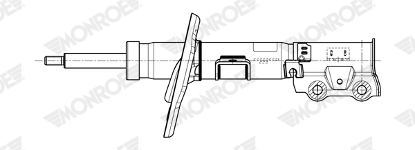 Shock Absorber MONROE ORIGINAL (Gas Technology) G7943