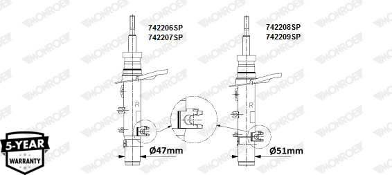 Shock Absorber 742209SP