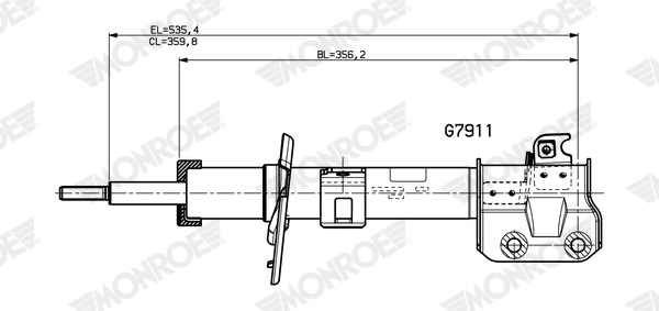 MONROE G7911 Shock Absorber