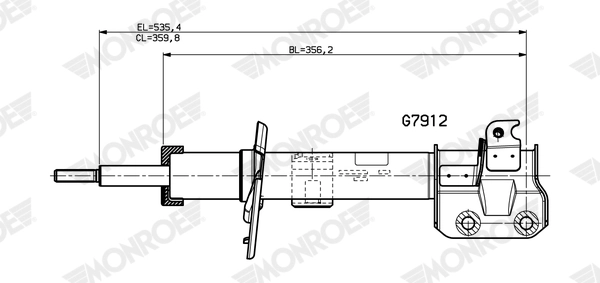 MONROE G7912 Shock Absorber
