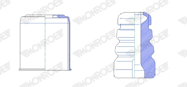 Dust Cover Kit, shock absorber PROTECTION KIT PK474