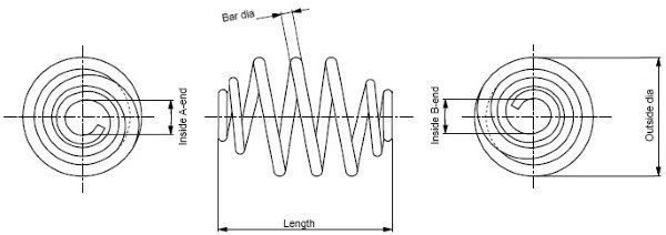 Suspension Spring MONROE SPRINGS SP2818