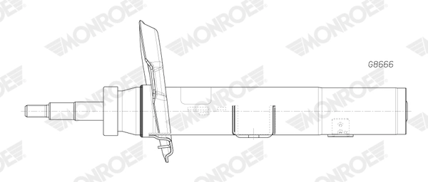 Shock Absorber MONROE ORIGINAL (Gas Technology) G8666