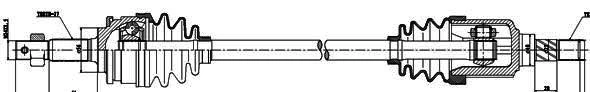 GSP 241004 Drive Shaft
