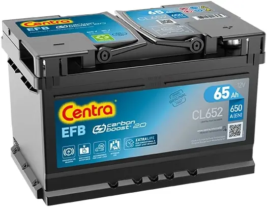 Starter Battery CENTRA EFB CL652