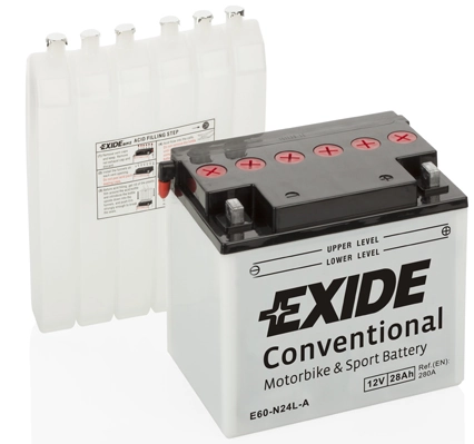 Starter Battery EXIDE Bike Conventional E60-N24L-A