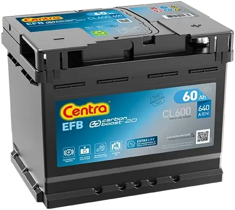 Starter Battery CENTRA EFB CL600