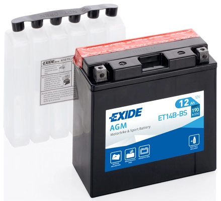 Starter Battery EXIDE AGM ET14B-BS