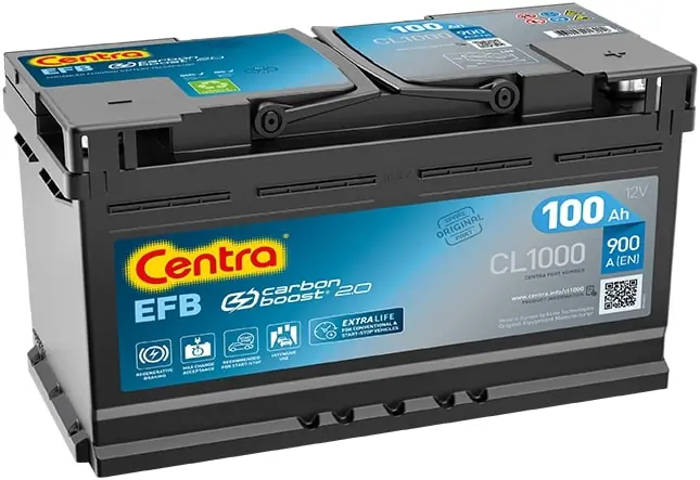 Baterai pemula CENTRA EFB CL1000