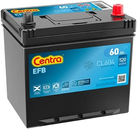 Starter Battery CENTRA EFB CL604