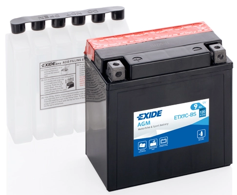 Starter Battery EXIDE AGM ETX9C-BS