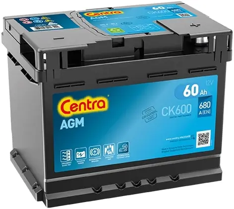 Starter Battery CENTRA AGM CK600