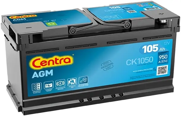 Starter Battery CENTRA AGM CK1050
