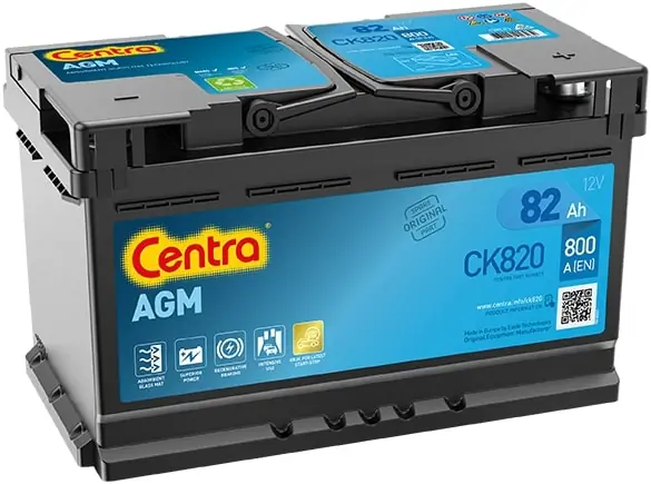 Starter Battery CENTRA AGM CK820