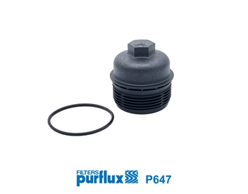 Cap, oil filter housing P647