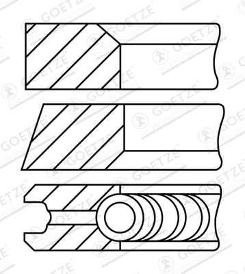 Piston Ring Kit 08-123400-40