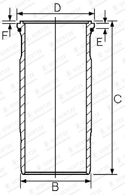 Cylinder Liner 15-570090-00