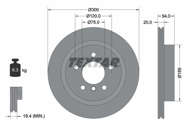 Brake Disc PRO+ 92196605