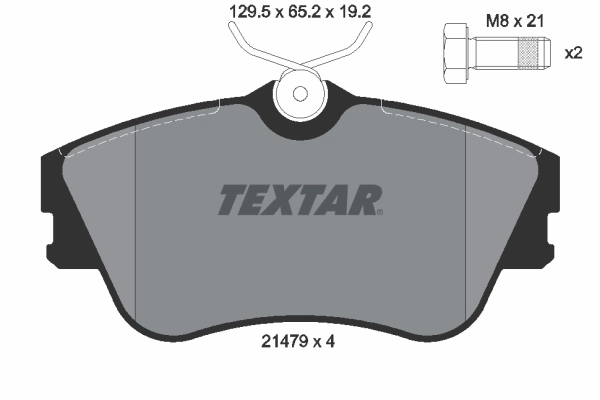 Brake Pad Set, disc brake Q+ 2147902