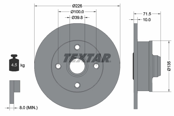 Brake Disc PRO 92154203