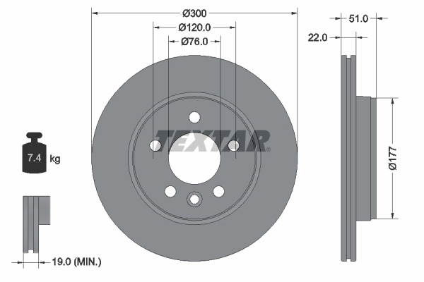 Brake Disc PRO 92288503