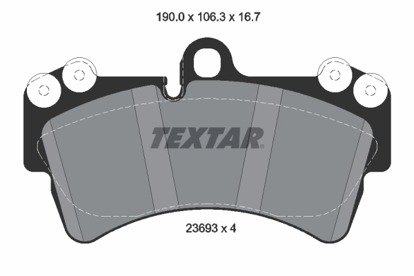 Brake Pad Set, disc brake 2369302