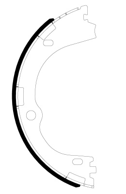 Brake Shoe Set, parking brake 91086300