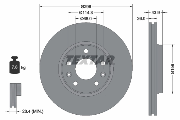 Brake Disc PRO 92195603