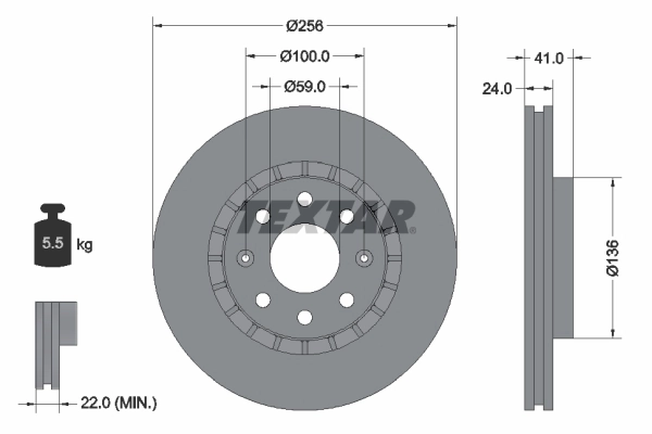 Brake Disc PRO 92263303