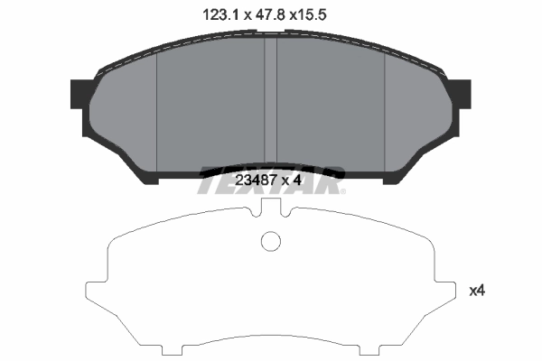 Brake Pad Set, disc brake 2348701