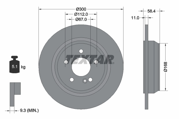 Brake Disc PRO 92099403